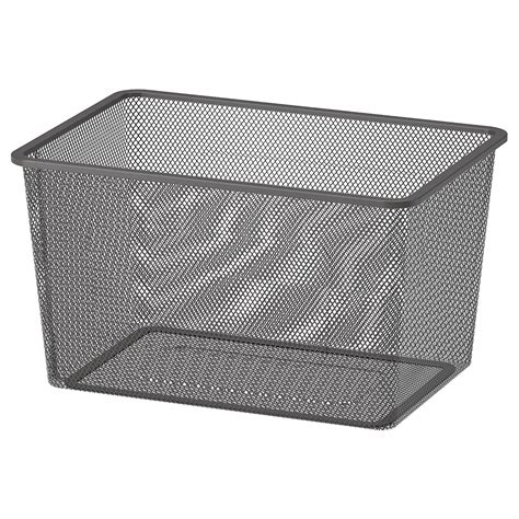 steel mesh storage box|ikea mesh storage box.